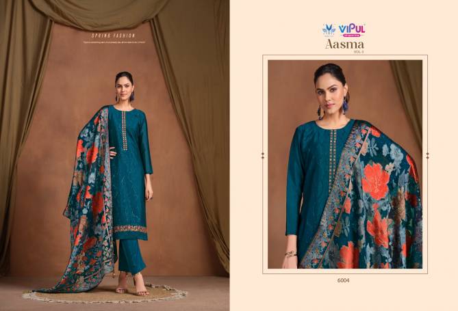 Aasma Vol 3 By Vipul Chinon Chiffon Embroidery Salwar Suits Wholesale Online